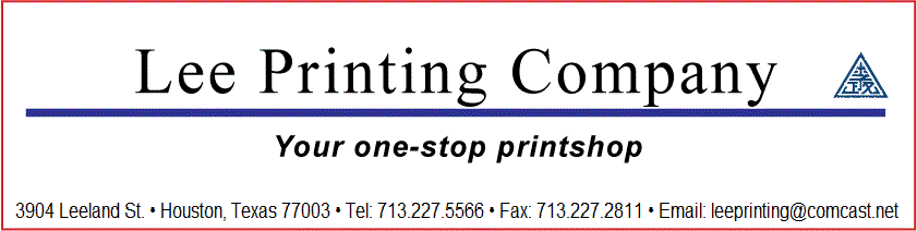 Welcome to Lee Printing